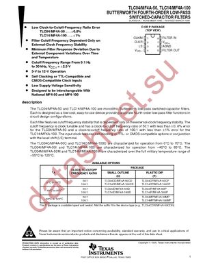 TLC04ID datasheet  